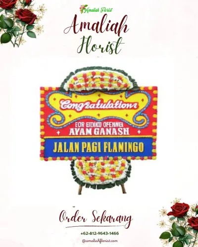 Bunga Papan Congratulation di Tangkil